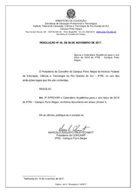 Resolução 48/2017