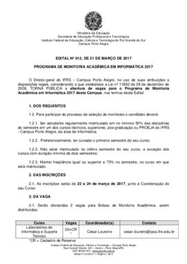 Edital 012/2017