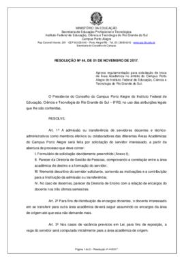 Resolução 44/2017