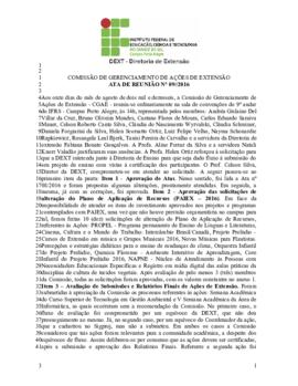 Ata 09/ 2016