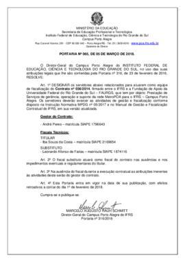 Portaria 065/2018