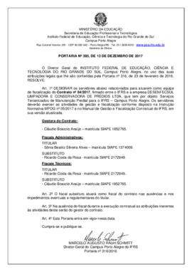 Portaria 395/2017