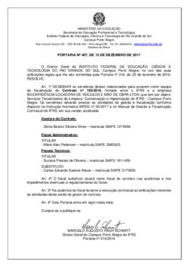 Portaria 407/2017