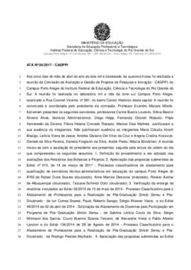 Ata CAGPPI 04/ 2017