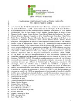 Ata 06/ 2016