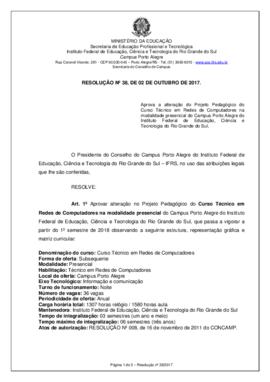 Resolução 38/2017