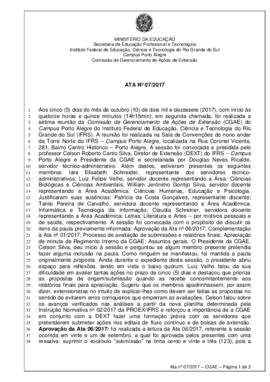 Ata 07/ 2017