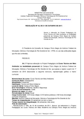 Resolução 42/2017