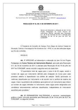 Resolução 35/2017