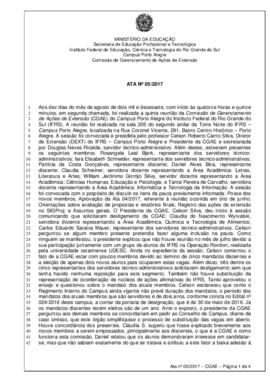 Ata 05/ 2017