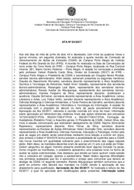 Ata 04/ 2017